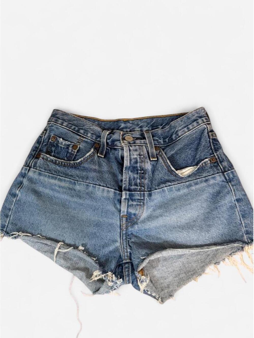 Levi's blue denim shorts